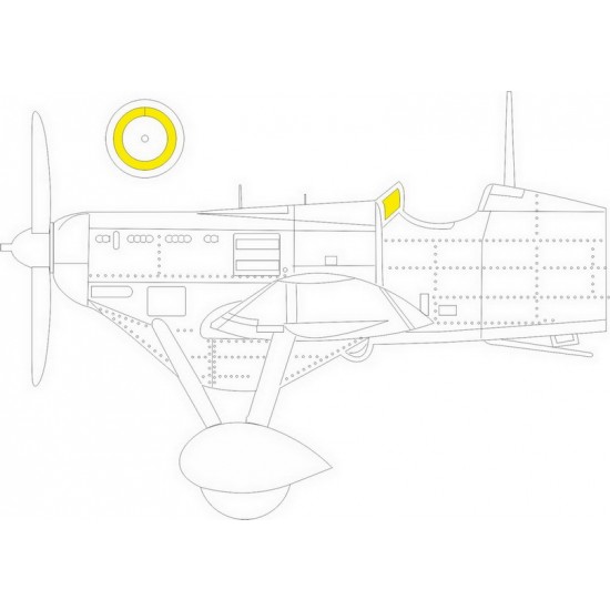 1/32 Dewoitine D.510 Paint Masking for Dora Wings kits