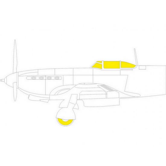 1/32 Yakovlev Yak-9K Masking for ICM kits