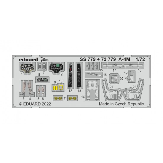 1/72 Douglas A-4M Skyhawk Detail set for HobbyBoss kits