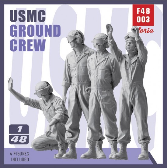 1/48 USMC Ground Crews (4 figures)