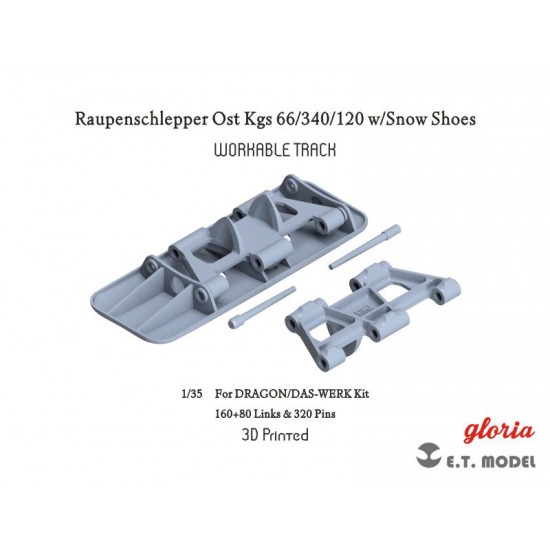 1/35 Raupenschlepper Ost Kgs 66/340/120 w/Snow Shoes Workable Track for Dragon/DAS-WERK