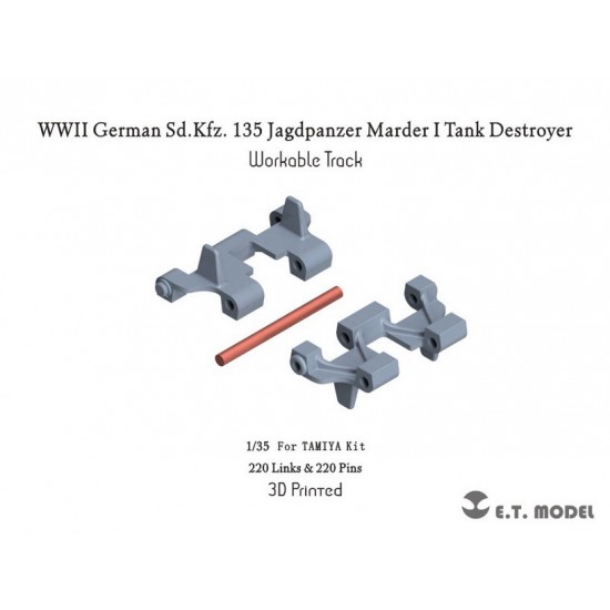 1/35 Sd.Kfz. 135 Jagdpanzer Marder I (Lorraine) Workable Track for Tamiya kits