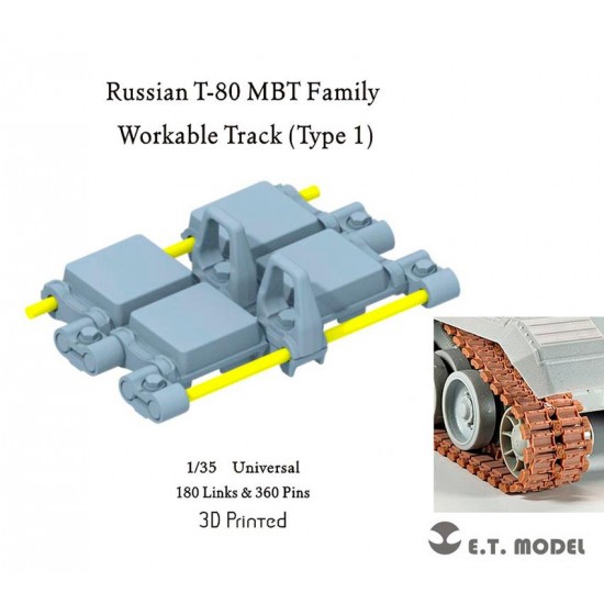 1/35 Russian T-80 MBT Family Workable Track Type 1