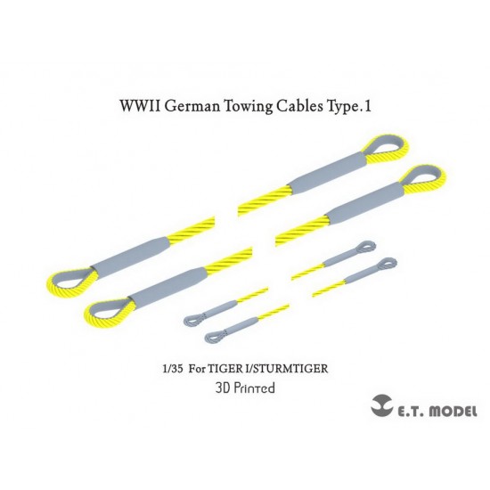 1/35 WWII German Towing Cables Type.1 (3D Printed)