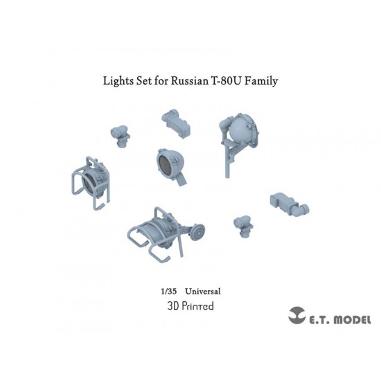 1/35 Russian T-80U Lights Set