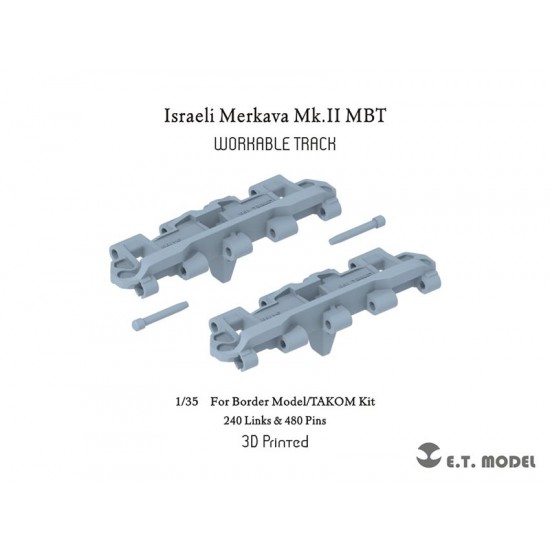 1/35 Israeli Merkava Mk.II MBT Workable Track For Border Model/Takom kits