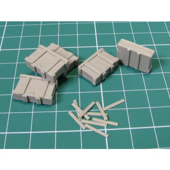 1/35 Wooden Ammo Boxes for 7.5cm KwK.37/StuK.37 L/24