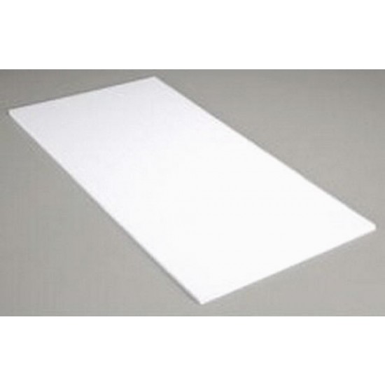 Opaque White Styrene Sheet (Size: 11" x 14"; Thickness: .08"/2.0mm) 3pcs