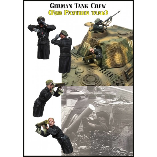 1/35 German Panther Tank Crews (2 figures)