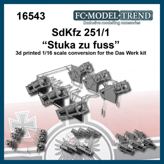 1/16 Sdkfz 251/1 Stuka Zu Fuss Conversion set for Das Werk kit