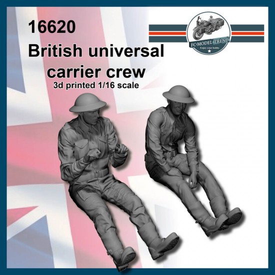 1/16 British Universal Carrier Crews (2 figures)