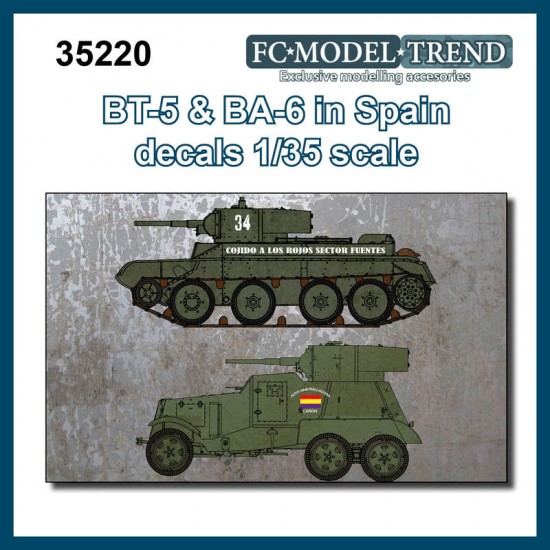 1/35 BA-6 and BT-5 Decals