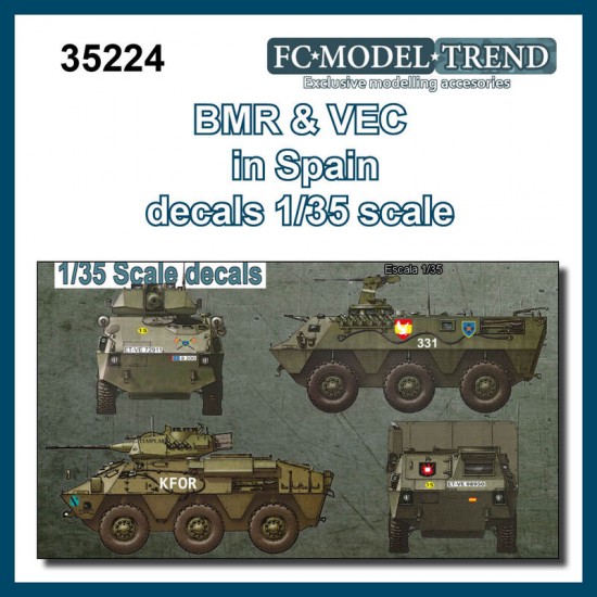 1/35 BMR & VEC in Spain Decals