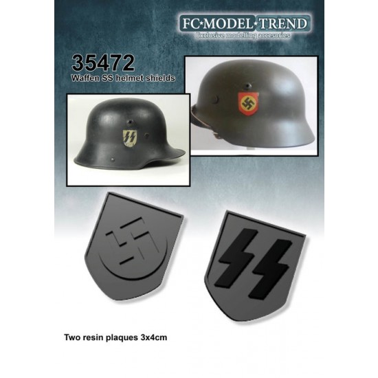 Waffen SS Resin Plaques (3cm x 4cm)