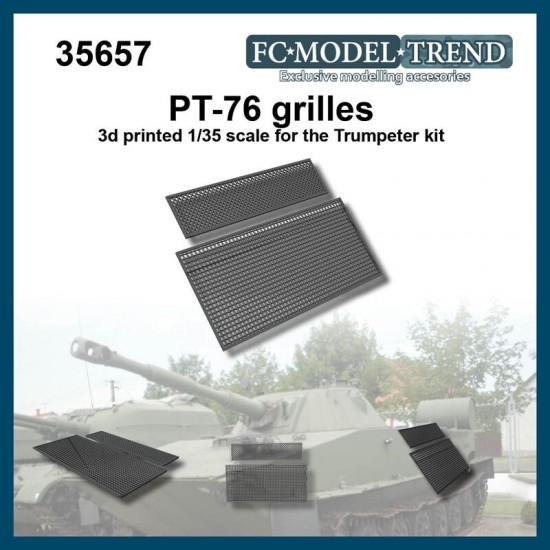 1/35 PT-76 Mesh Grilles for Trumpeter kits