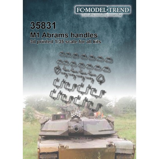 1/35 M1 Abrams, Handles and Levers