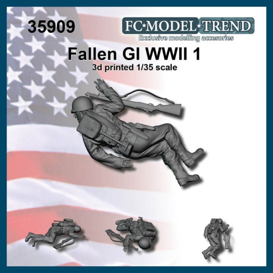 1/35 WWII US Fallen GI