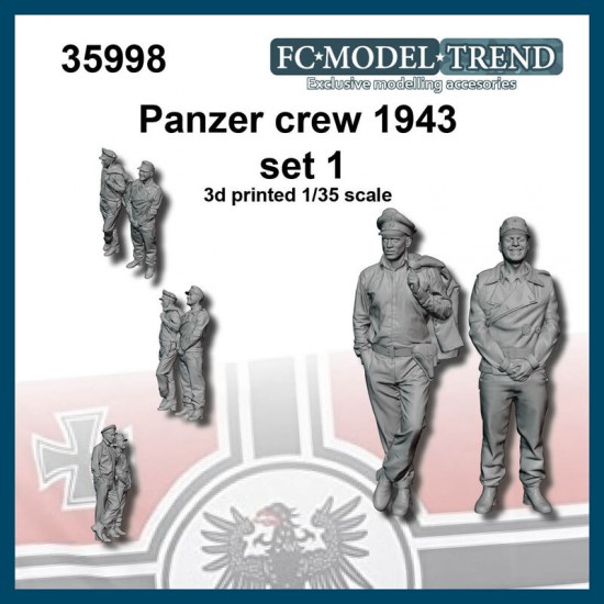 1/35 Panzer Crew 1943 Set #1