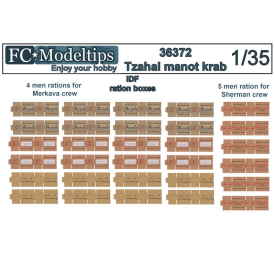 1/35 Manot Krav IDF Rations