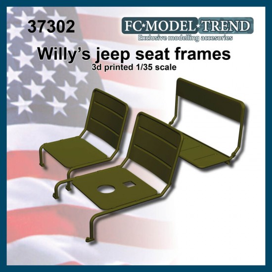 1/35 Willy Jeep Seat Frames