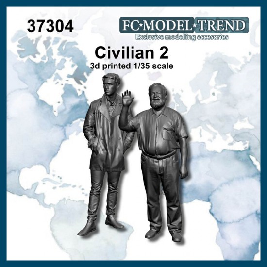 1/35 Civilian #2 (2 figures)