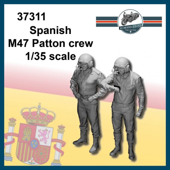 1/35 Spanish M47 Patton Crew (2 figures)