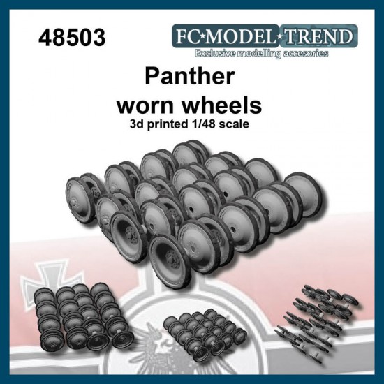 1/48 Panther Worn Wheels