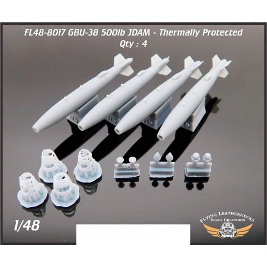 1/48 GBU-38 500lb JDAM - Thermally Protected (4pcs)