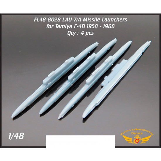 1/48 LAU-7/A Missile Launchers for Tamiya F-4B 1958-1968 (4pcs)