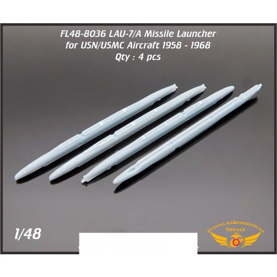 1/48 USN/USMC LAU-7/A Missile Launcher 1958 to 1968 (4pcs)