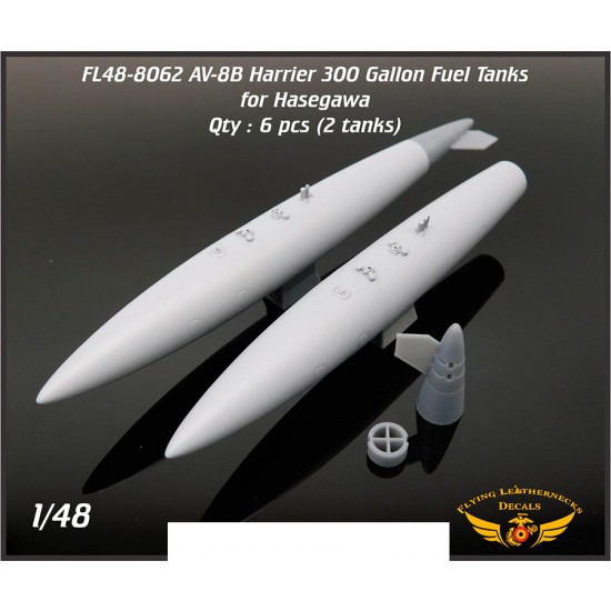 1/48 AV-8B AERO-1D 300 Gallon Fuel Tank (2 tanks)