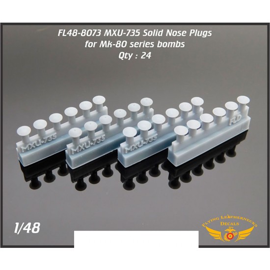 1/48 MXU-735 Solid Nose Plugs for Mk-80 series Bombs (24)