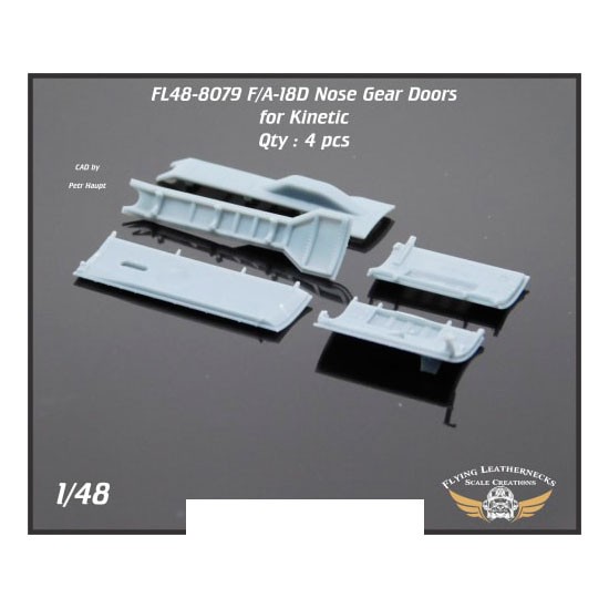 1/48 F/A-18D Landing Gear Doors for Kinetic kits