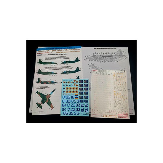 1/48 Ukrainian Rooks: Sukhoi Su-25 and Stencils 48-065 Decals