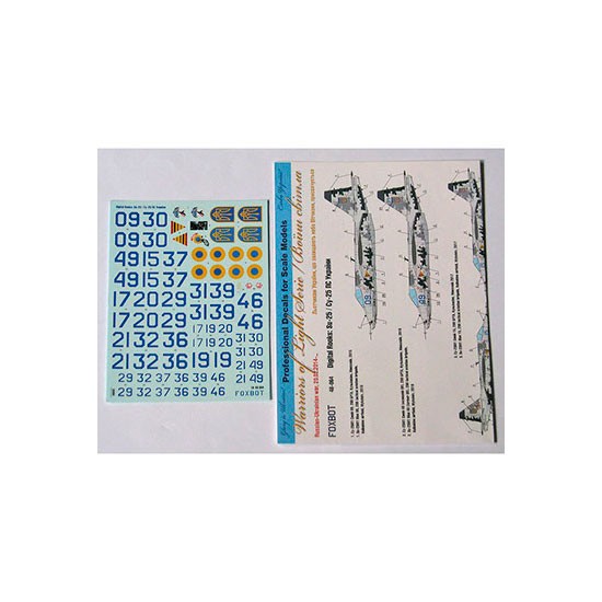 1/48 Digital Rooks: Sukhoi Su-25 Decals for Revell/KP/OEZ/Smer/MisterCraft kits