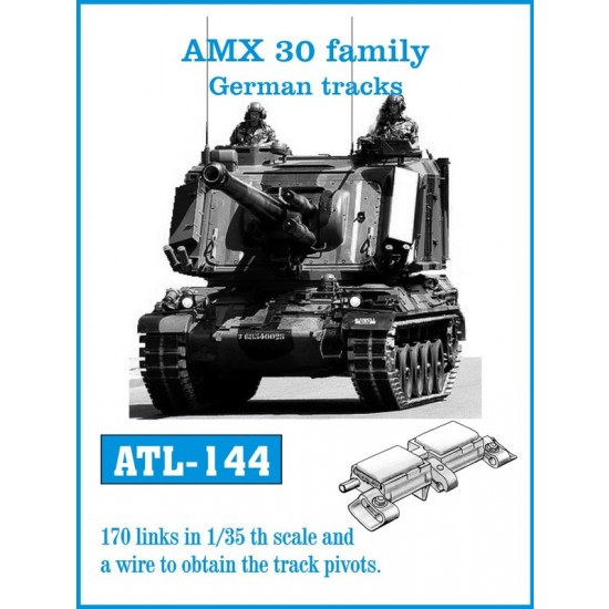 1/35 AMX 30 Family German Metal Tracks (170 links)