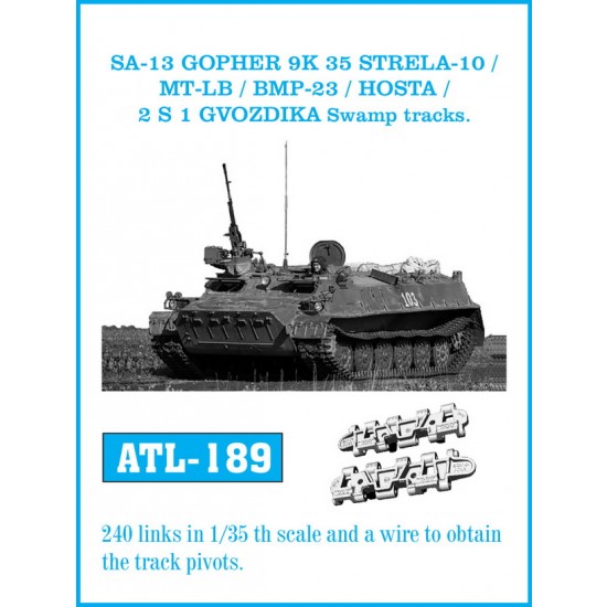 1/35 SA-13 Gopher 9K 35 Strela 10 / MT-LB / BMP23 / Hosta / 2 S 1 ...