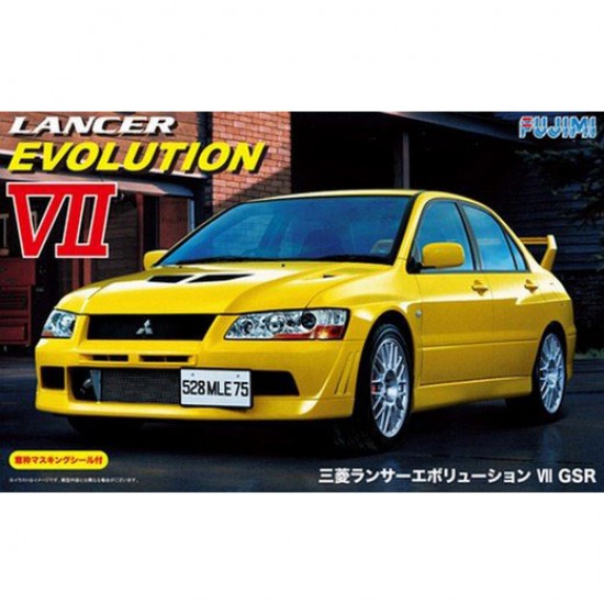 1/24 Mitsubishi Lancer Evolution VII GSR w/Window Frame Masking (ID-179)