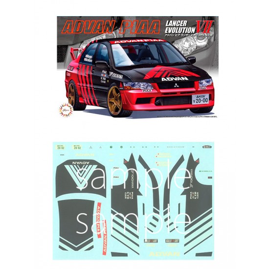 1/24 Advan-Piaa Mitsubishi Lancer Evolution VII [ID-307]