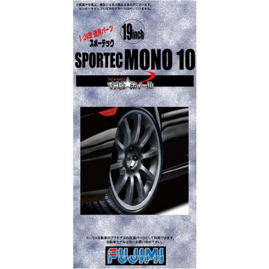 1/24 19inch Sportec Mono 10 Wheels & Tyres Set