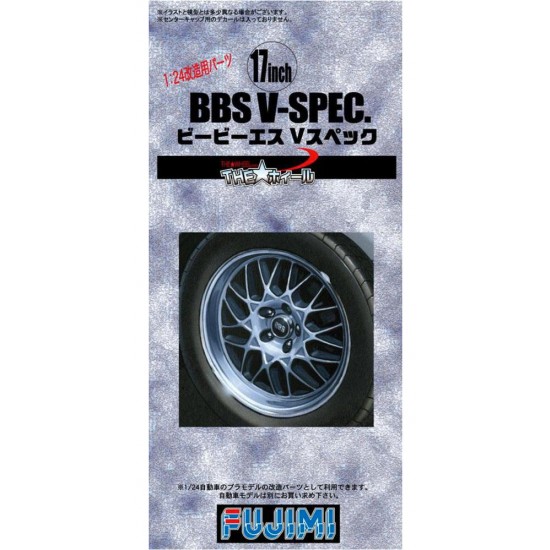 1/24 17inch BBS V-Spec. Wheels & Tyres Set