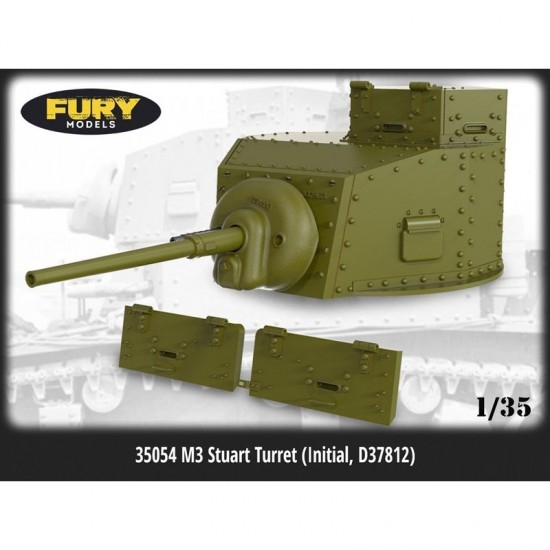 1/35 Sruart Turret (Initial, D37812) for Tamiya kit