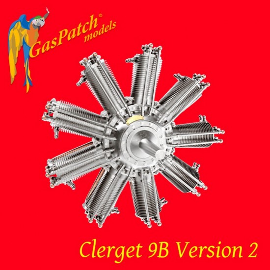 1/32 WWI Clerget 9B Version II Engine