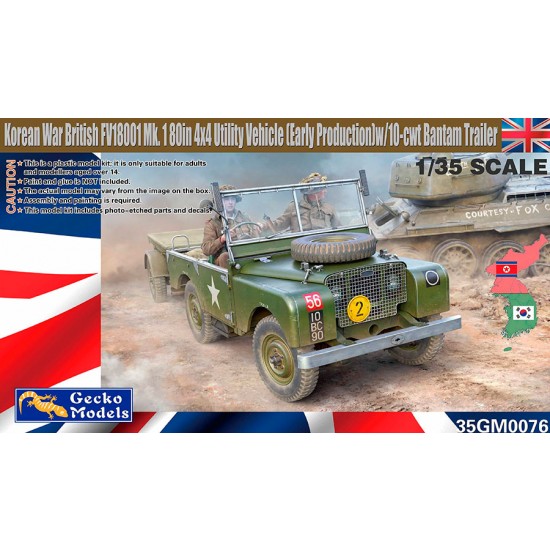 1/35 Korean War British FV18001 Mk. 1 80in 4x4 Utility Vehicle Early Production