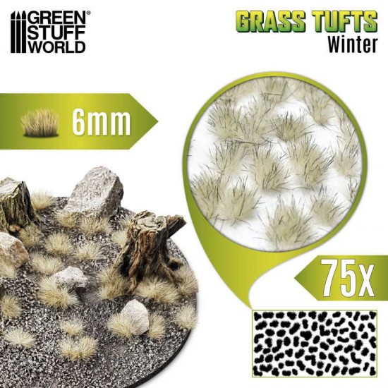 Winter Grass Tufts XXL (Fiber Size: 6mm high, 75pcs)