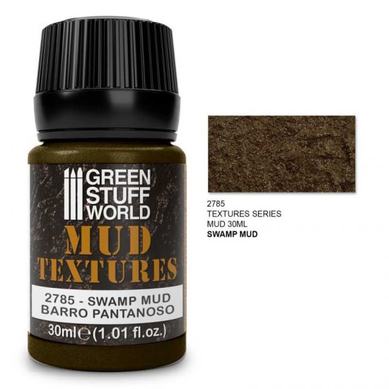 Mud Textures - Swamp Mud (30ml Acrylic Textured Paste)