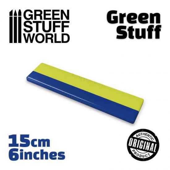 Green Stuff Resine Verte Putty Tape 15cm/6inches (two-part epoxy putty)