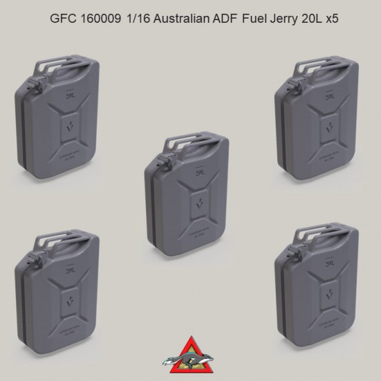 1/16 Modern Australian ADF Fuel Jerry 20L (5pcs)