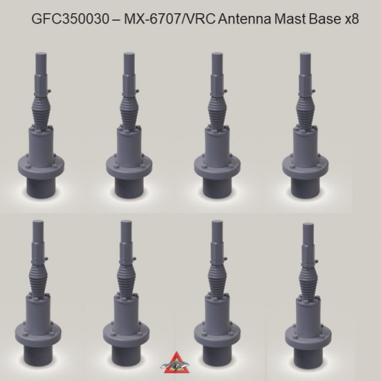 1/35 MX-6707/VRC Antenna Mast Base (8pcs)