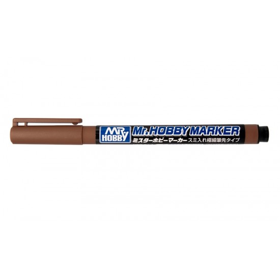 Mr. Hobby Marker - Oil-based Inking Ultra Fine Tip Type (Brown)